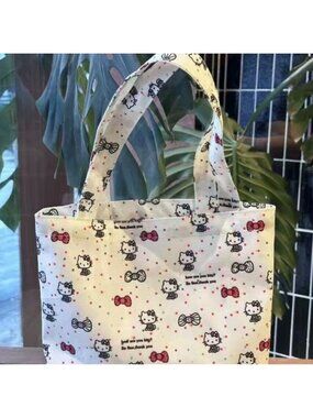 Hello Kitty Bow Angel Inspired Tote – Cute Fashion Storage & Shopping Bag